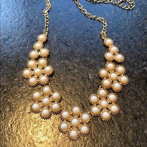Francescas gold statement necklace